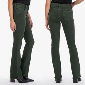 Forest green Bootcut Jeans